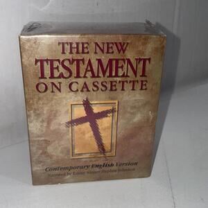 The Holy Bible New Testament On Cassette Tapes Contemporary English Boxed New